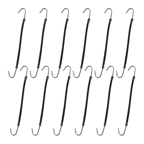 20 Pcs Ponytail Holder Hooks Elastic Hair Tie Hooks Rubber Bands Hair Ropes Hair Bungee Cords with Hooks for Girls Women