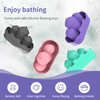 Bath Toys for Baby Silicone Bathtub Floating Toy for Toddler Kids Pool Bath Boats Toy, 4Pcs Castles Sets