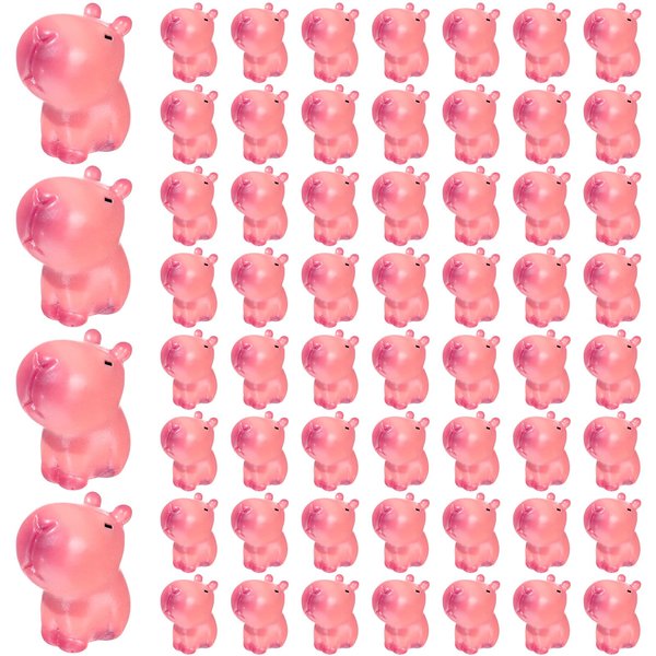 Simgoing 50 Pcs Capybara Figurines Mini Capybara Tiny Resin Capybara Cake Topper Capybara Gifts Little Capybara Toy Miniature Animal Craft Decor for Garden Accessories Landscape Dollhouse Decor
