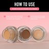 Frankie Rose Weightless Cream Eyeshadow Primer | Long-Lasting Eyelid Primer & Eyeshadow Base, Non-Greasy Formula Eye Primer - Tinted Eyeshadow Primer For All Skin Tones, Light