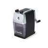 CARL Pencil Sharpener, CC-2000, Black, 5-Point Selector. Manual, Quiet for Office and Home Desks, School Classroom, CUI19018