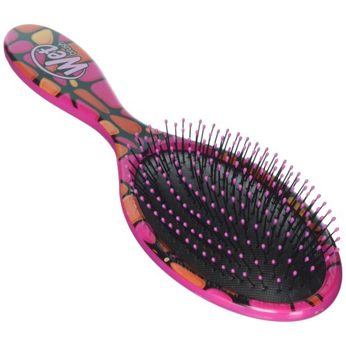 Wet Brush Original Detangler Hair Brush - Pink Stained Glass - Exclusive Ultra-soft IntelliFlex Bristles - Glide Through Tangles With Ease For All Hair Types - For Women, Men, Wet And Dry Hair, 3.2 Ounce