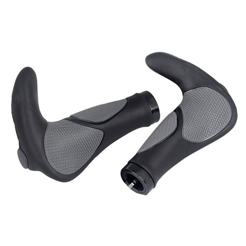Yakamoz Ergonomics Comfort Design Bike Grips Bicycle Handlebar Grips with Anti-Slip Locking Ring for Cycling MTB Mountain Road Folding Bike 7/8" Dia. Handle Bar