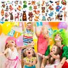 Konsait 24 Sheets Animal Temporary Tattoos for Kids(230+pcs), Zoo Jungle Sea Animal Fake Tattoos Waterproof Tattoo Sticker Decor for Children Boys Girls Animal Birthday Party Favor Gift Bags Filler