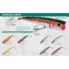 Creek Chub Knuckle Head Jointed Topwater Fishing Lure with Chugging and Popping Action, Freshwater and Saltwater Fishing Tackle, 5", 1 1/2 oz, Baby Striper, (I6600JPBS)
