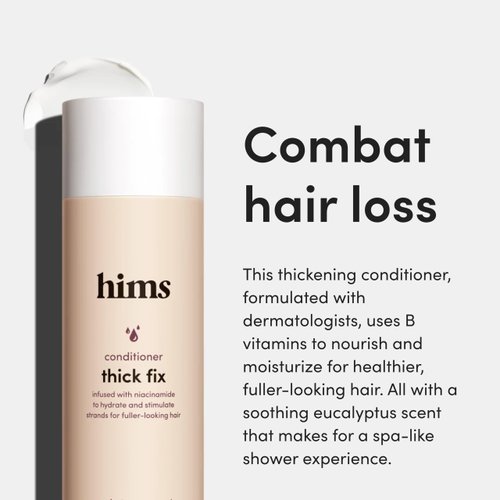 hims Thick Fix Conditioner - Hair Loss Conditioner With Niacinamide - Supports Hair Growth Treatment - Fresh Eucalyptus Grove, 2 pack, 6.4oz