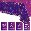 XJLANTTE 8 PCS Movie Party Tablecloths Decorations - Butterfly Plastic Table Cover, Magic Butterfly Rectangular Tablecloth for Kids Baby Shower Birthday Supplies, 51 x 86.6 Inch