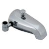 EZ-FLO 5-1/4 Inch Zinc Bath Tub Diverter Spout with Side Outlet, Chrome, 15087
