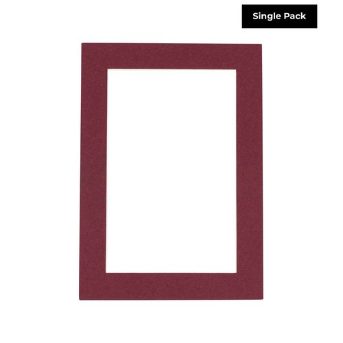 Poster Palooza 11x14 Brown Mat for 12x16 Frame - Precut Mat Board Acid-Free Maroon Crimson 11x14 Photo Matte Made to Fit a 12x16 Picture Frame, Pack of 1 Mat