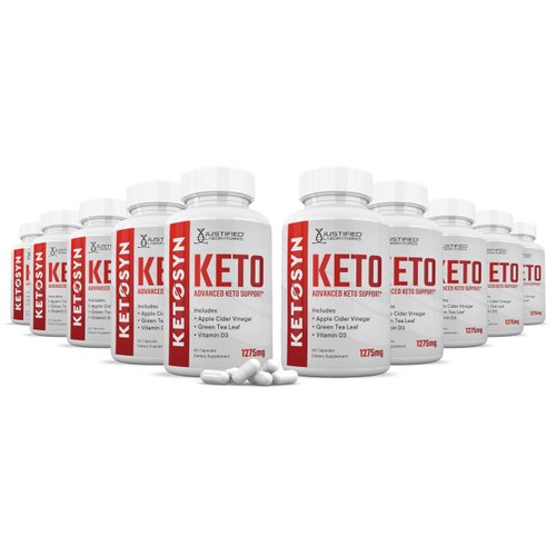(10 Pack) Ketosyn Keto ACV Pills 1275MG Keto Support Blend Capsule Alternative to Keto ACV Gummies Formulated with Apple Cider Vinegar Extra Virgin Olive Oil Powder Green Tea Leaf 600 Capsules