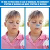 16 Pcs Nose Bleed Stopper Plastic Foam Nosebleed Plugs Swimming Nose Clip for Kids Adults in Emergency Accidents(Blue)