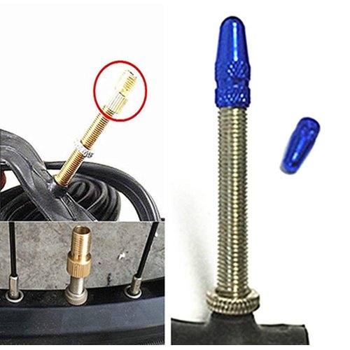 Brass Presta Valve Adapter - Presta Valve Caps Anodized Aluminum