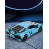 LOVEPOSELY 1:36 Scale Collectible 2015 Lambo LP750-4 SV Diecast Cars Models, Pull Back Vehicles Car Toy Birthday Gifts for Adult Kids Ages 3 + Year Old（Blue）