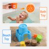 iPlay, iLearn Baby Stacking Toys, Toddler Nesting Stack Cups, Infant Stackable Block, Kids Sorting Game W/Shape Sorter for Sand Bath, Birthday Gift for 12 18 24 Month 1 2 3 Year Old Boys Girls
