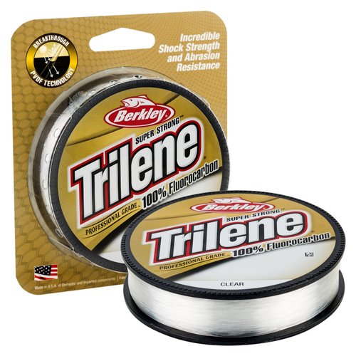 Berkley Trilene® 100% Fluorocarbon, Clear, 4lb | 1.8kg, 200yd | 182m Fishing Line, Suitable for Freshwater Environments