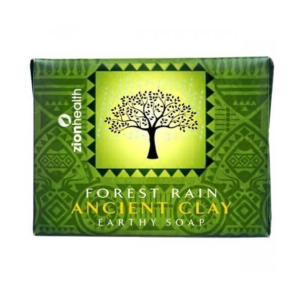 Zion Health Clay Soap Forest Rain 6 oz Bar Soap