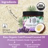 Organic Fiji Whole Body Scrub - Infused with Coconut Oil, Exfoliating Sugar Scrub for Smooth and Soft Skin, Exfoliates & Restores Skin's Natural Biosphere, Lavender 20 oz