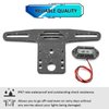 Wsays UTV Universal License Plate Bracket for Golf Cart ATV RV Truck Snowmobile Trailer Boat SxS Compatible with Polaris RZR Ranger General Can Am Maverick x3 Kawasaki