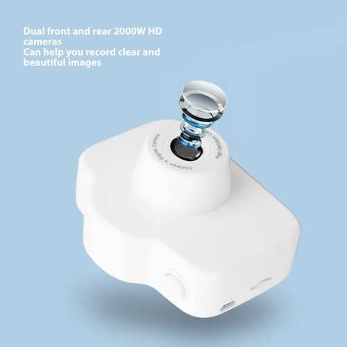 Kids Camera Toy Digital Video Camera for Girls and Boys 3 4 5 6 7 8 9 Year Old Child, 2.0 Inch Screen Portable 2000W Dual Camera Toy Birthday Gifts for Age 3 to 9 (White)