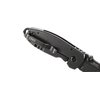 CRKT Squid Folding Pocket Knife: Compact EDC Straight Edge Utility Knife with Stainless Steel Blade and Framelock Handle - Black Stonewash 2490KS