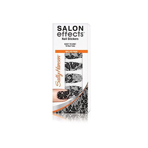 Sally Hansen Salon Effects Couture Nail Stickers, Lacey Does It, 18 Count