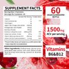 EDUDYF Keto ACV Gummies - 60 Count Gluten-Free, Gelatin-Free Apple Cider Vinegar Gummies with B12 for Keto Support, Vegetarian, Unique Flavor, Convenient Bottled Supplement for Men & Women