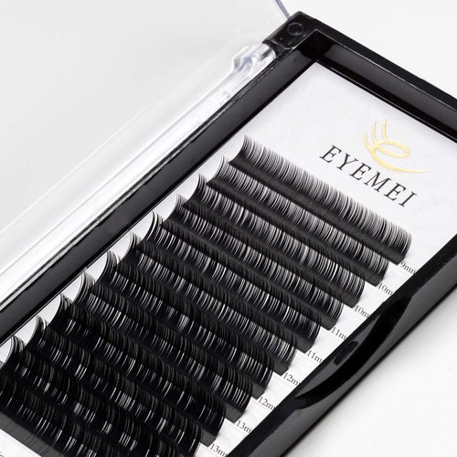 Eyelash Extensions 0.15mm C Curl 8-15mm Mixed Tray Natural Light Faux Mink Individual Lashes Extensions Supplies Professional Salon Use by EYEMEI (0.15-C-MIXED)