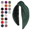 YETASI Green Headbands for Women are Chic. Velvet Knotted Headband for Women are Trendy. Velvet Headbands are Made of Non Slip Material. Top Knot Head band