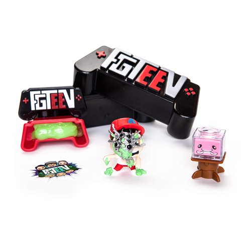 FGTeeV Controller Combo Pack, Mystery Toy, Collectible Mystery Figure, Micro STAX Figure, Putty, Vinyl Stickers, Unboxing, Kids Toy, Ages 3 Years and Up