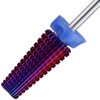 PANA Nail Carbide 5 in 1 Bit - Two Way Rotate use for Both Left and Right Handed - Fast remove Acrylic or Hard Gel - 3/32" Shank - Manicure, Nail Art, Drill Machine (Medium - M, Purple)