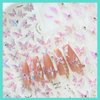 CESTSIREN Pink Butterfly Nail Art Stickers Rhinestones Aurora Nail Decals for Nail Art Design Self-Adhesive Nail Accessories for Women Nail Art Supplies 3 Sheets