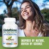 NEW ROOTS HERBAL Glutathione Supplement, 200 mg Reduced + Vitamin C (60 Veg Caps) | Free-Radical Protection| Gluten Free, Non-GMO.