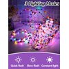 20 Pcs LED Flower Crowns Headbands - Light Up Headband for Women, Garlands Glowing Floral Wreath Crowns for Christmas Wedding Beach Party Birthday Cosplay Gifts