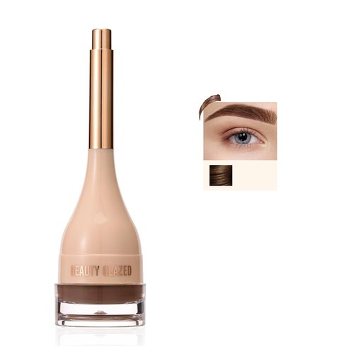 Eyebrow Powder Eyebrow Cream Waterproof Brow Gel Cream with brush, High-pigmented 24 Hour Wear, Smudge Proof and Sweat Resistant Formula, Super Creamy Brow Pomade Filling & Shaping Tinted Eyebrows (106)