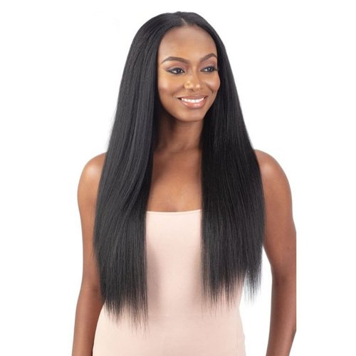 Freetress Organique U Part Wig Natural Yaky Straight (28", 1B)