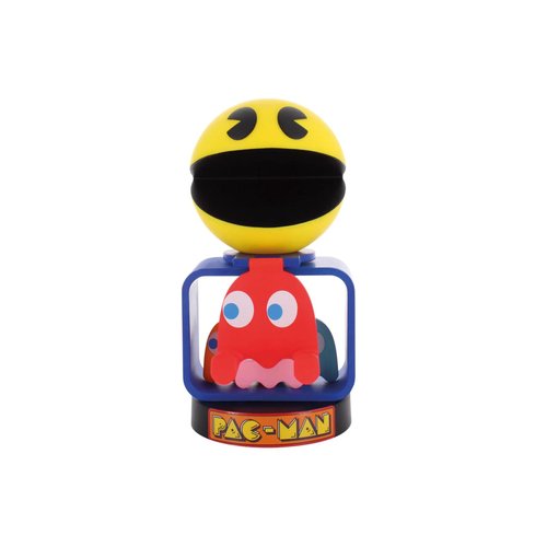 Exquisite Gaming: Bandai: Pac Man - Cable Guys Original Controller & Phone Holder, Collectible Device Stand, Officially Licensed Figure
