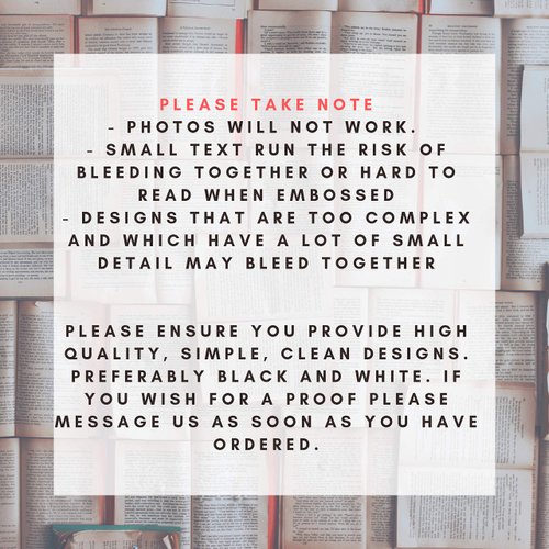 Custom Logo Embosser Seal Stamp Your Own Design Personalized 1 x 5/8"