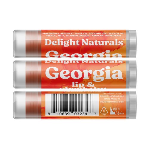 Delight Naturals Lip Tint and Cheek Stain - Georgia