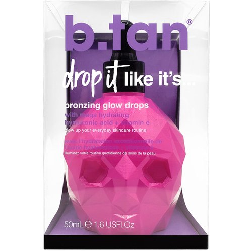 B.Tan Drop It Like Its Bronzing Glow Drops Self Tanner Unisex 1.7 oz