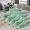 Pterosaur Stuffed Animal with Wings - Cute Soft Dinosaurs Plush Toys Little Flying Dragon Plushies Pillow Doll Christmas Birthday Gifts for Kids Boys Girls (Green,27.55inch/70cm)