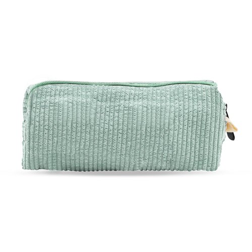 Boobeen Cosmetic Bag for Women, Corduroy Makeup Bag Travel Make Up Organizer Tool Pouch Small Makeup Bag for Purse, Zipper Portable Storage Bag, Cute Smiley Face Makeup Pouch Toiletry Bag for Girls