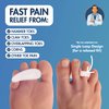 Dr. Frederick's Original Hammer Toe Gels - 4pcs - Support Crest for Women & Men - Joint Realign - Cushion, Support & Temporary Splint - Crooked, Claw, Diabetic Brace - One Loop Design