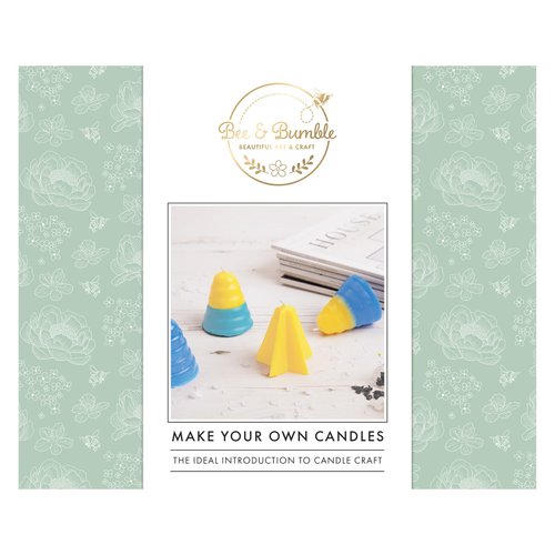 Bee & Bumble DIY Complete Make Your Own Scented, Candles Hobby Starter Supplies Craft Kit, Ideal, for Adults, Teenagers, Older Children Kids