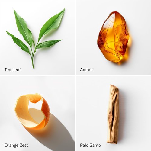 AromaTech White Tea Aroma Essential Oil Blend, Pure Aromatherapy Diffuser Oil with Palo Santos, Orange Zest, Tea Leaf & Amber for Diffuser & Humidifier - 0.3 fl oz, 10 mL