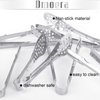 12 Pack Premium Small Serving Tongs, Dmoera Mini Stainless Steel Appetizer Tongs, 5Inch,5.2Inch(12.7cm)