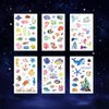 Oottati 6 sheets Waterproof Temporary Tattoo Stickers Kids Love Undersea World Fish Whale Clown Starfish Conch Coral Tropical Seaweed Hippocampus for Grils Boys