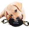 Pets First NFL Baltimore Ravens Football Dog Toy, Tough Quality Nylon Materials, Strong Pull Ropes, Inner Squeaker, NFL Team Color