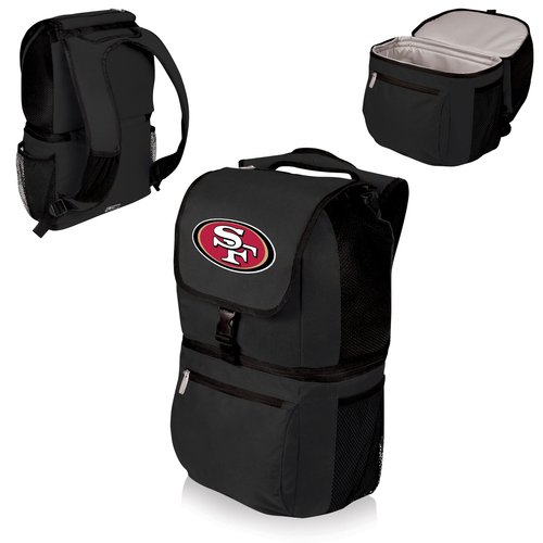 Black San Francisco 49ers Zuma Cooler Backpack