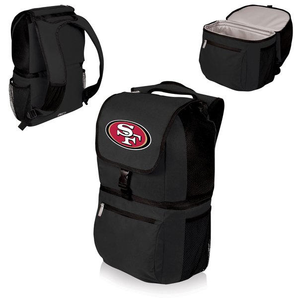 Black San Francisco 49ers Zuma Cooler Backpack