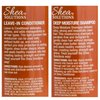 Organic Shea Butter Shampoo & Conditioner | Everyday Deep Cleanses, Repairs, Moisturizes, Strengthens, Detangles & Protects | Paraben-free | 8 Oz Travel Pack (Shampoo & Conditioner)